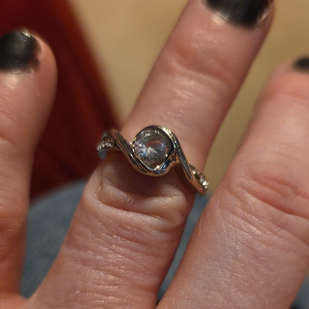 Timeless Silver Solitaire Ring
